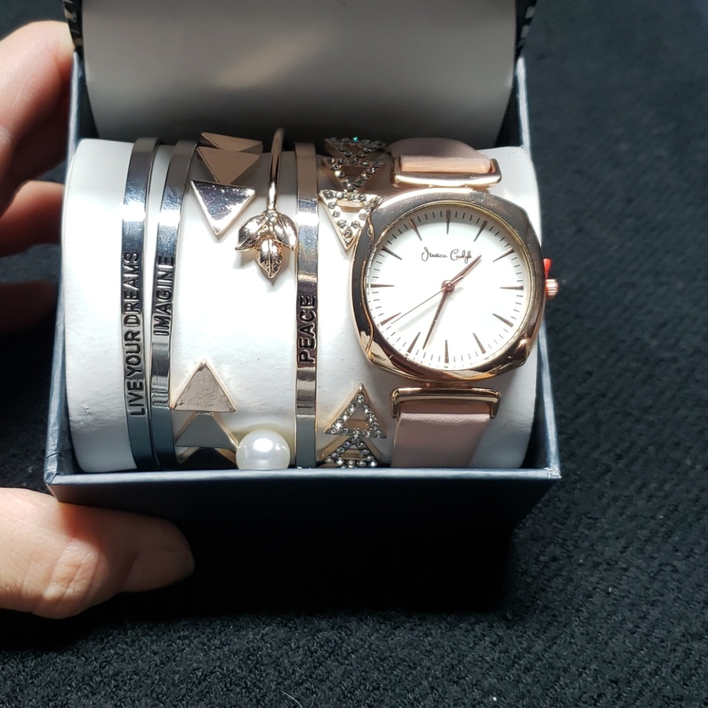 Watch and bangles set